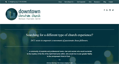 Desktop Screenshot of downtownchristianchurch.org