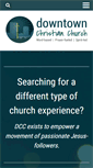 Mobile Screenshot of downtownchristianchurch.org